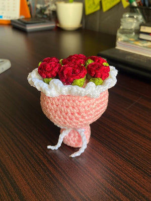 Handmade Crochet Mini Bouquet